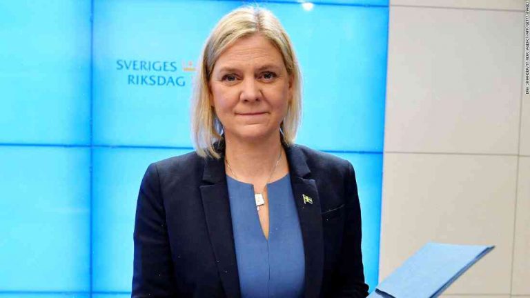 Sweden elects first female Prime Minister